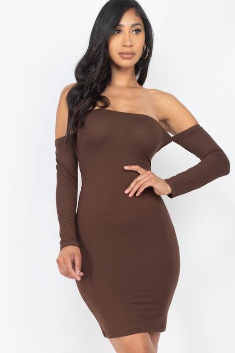 Criss-Cross Open Back Bodycon Dress