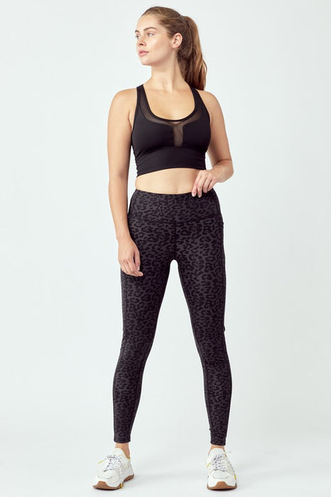 Black Leopard Leggings