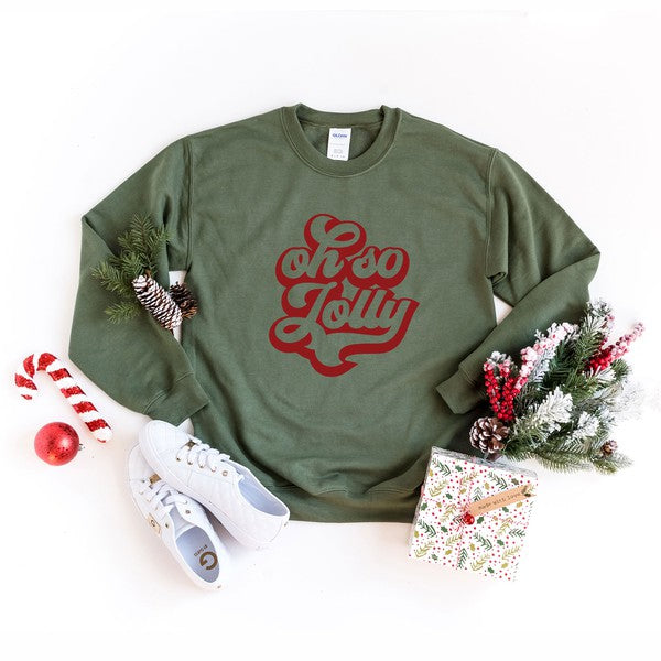 Oh So Jolly Graphic Sweatshirt