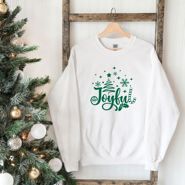 Joyful Tree Graphic Sweatshirt