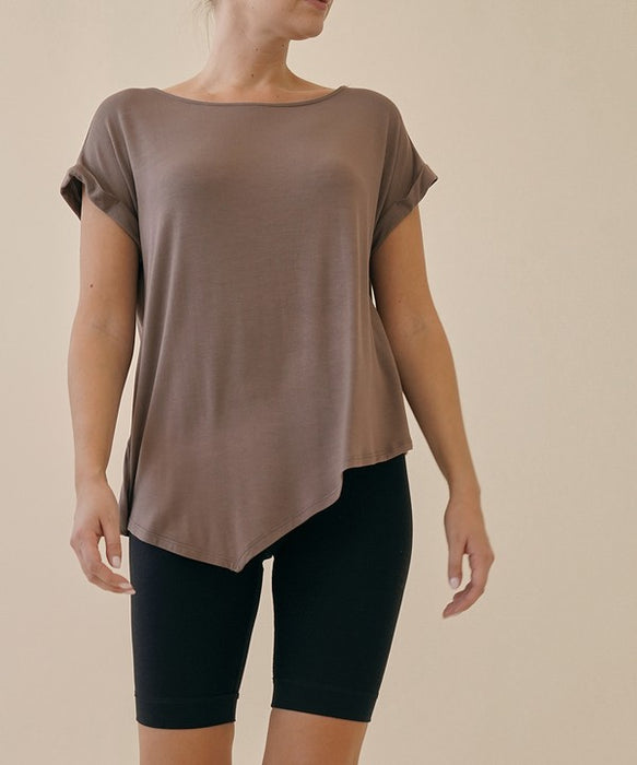 BAMBOO ASSYMESTRIC TUNIC