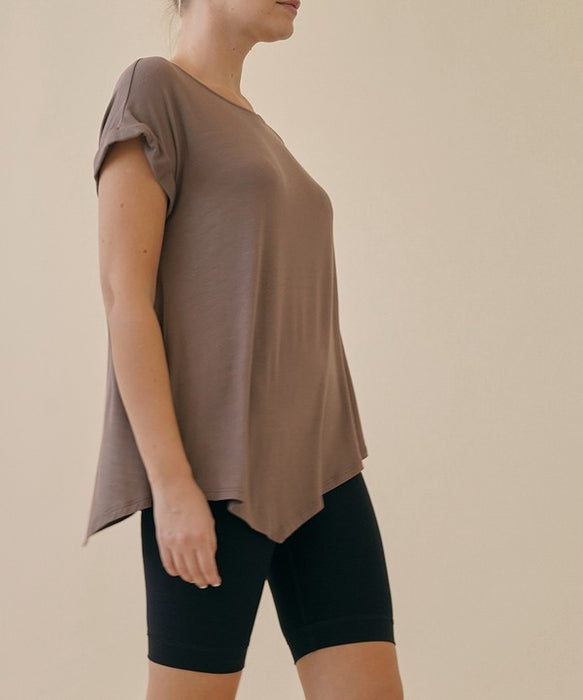 BAMBOO ASSYMESTRIC TUNIC