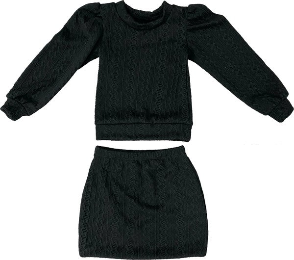 Cheryl Creations Jrs Sweater Knit 2 Piece Set