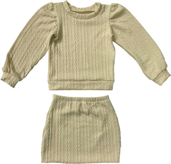 Cheryl Creations Jrs Sweater Knit 2 Piece Set