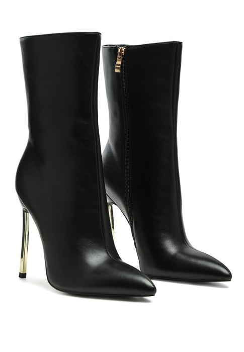 LONDON RAG OVER THE ANKLE STILETTO BOOT