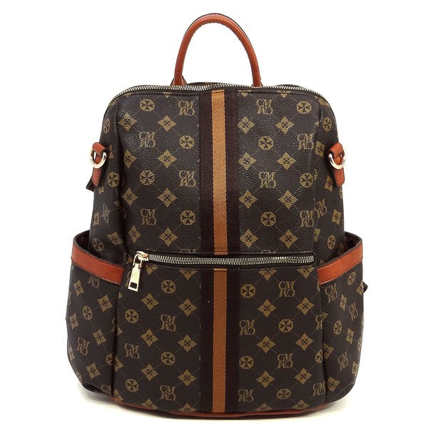 louis vuitton backpack purse dupe CM Monogram Striped Convertible Backpack — E2G World