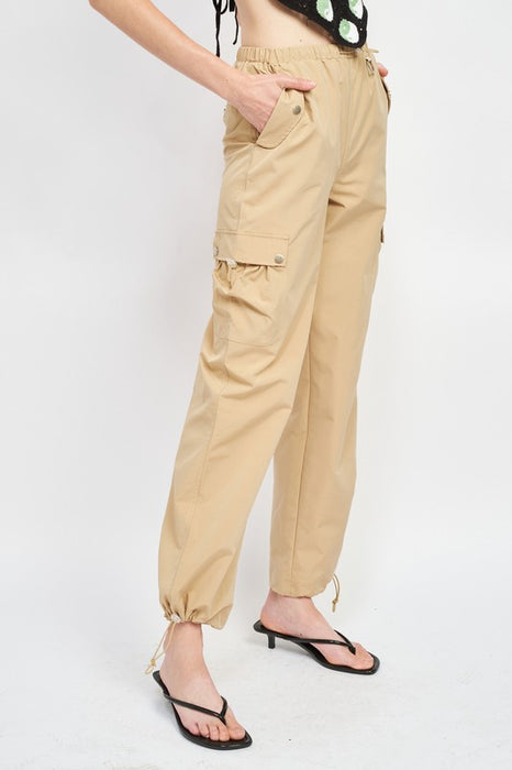 HIGH RISE CARGO PANTS