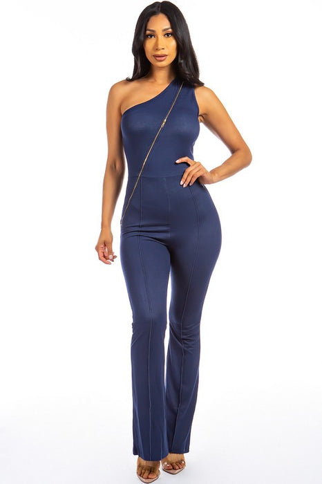 SEXY ZIPPER UP JUMPSUIT