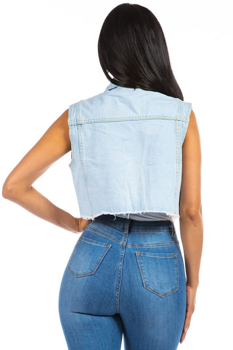 SEXY DENIM VEST