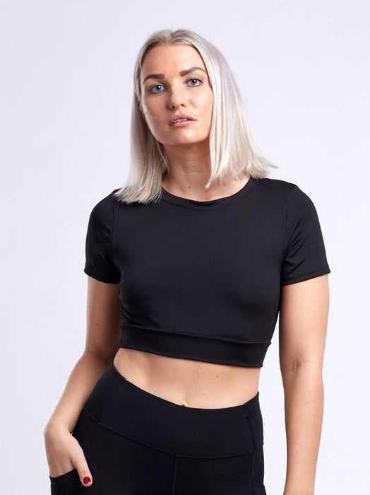 Short-Sleeve Crop Top