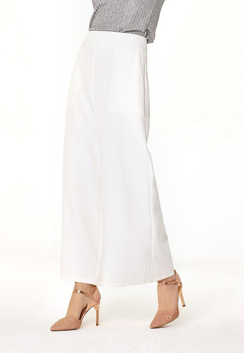 High Rise Cropped Culottes Trousers