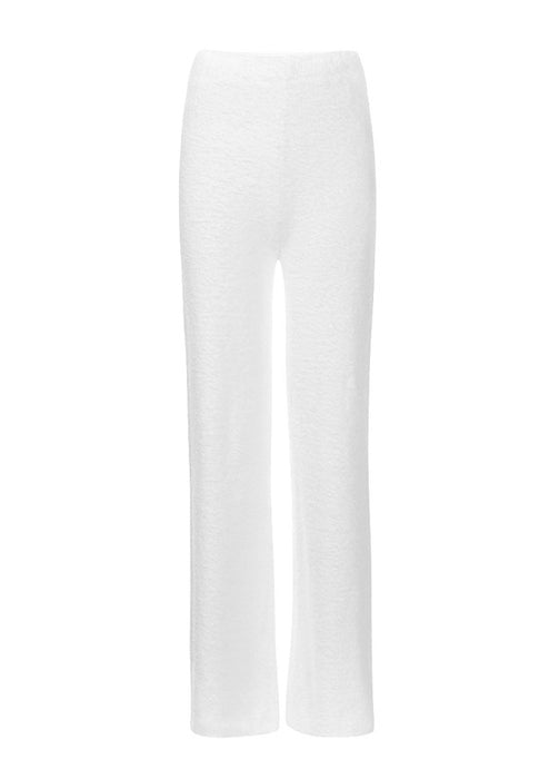 Solid Casual Wide Leg Trousers