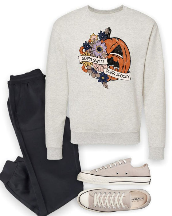 Sorta Sweet Sorta Spooky CrewNeck Sweatshirt