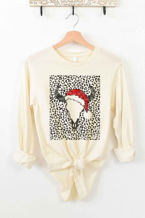 CATTLE CHRISTMAS LONG SLEEVE TEE