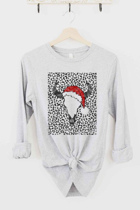 CATTLE CHRISTMAS LONG SLEEVE TEE