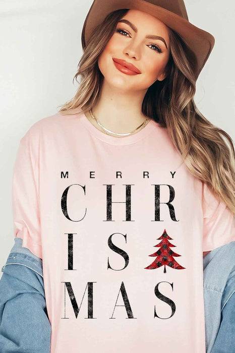 MERRY CHRISTMAS T-SHIRT PLUS SIZE