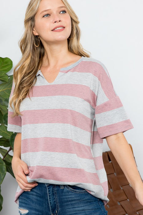 STRIPE BASIC TOP