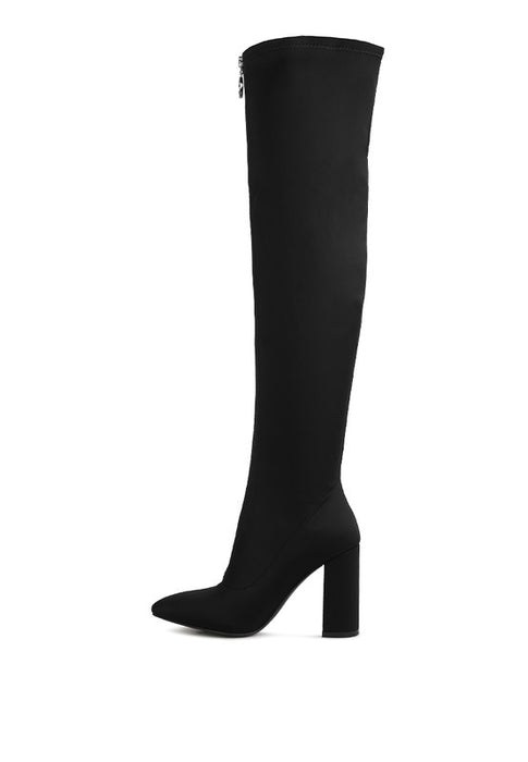 Ronettes Knee High Stretch Long Boots