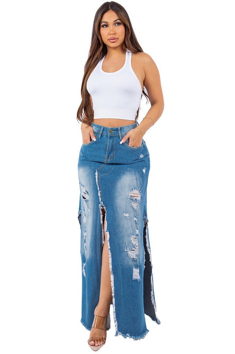 SEXY DENIM SKIRT