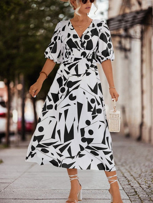 Women Printed Long Dress