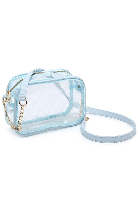 See Thru Net Pattern Crossbody Bag