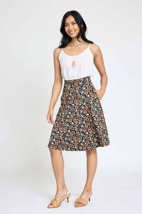 Floral Swing Skirt
