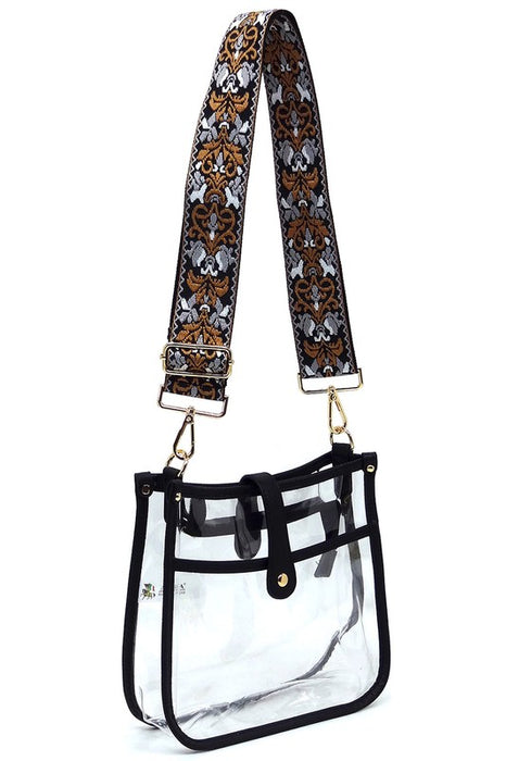 See Thru Guitar Strap Hobo Crossbody Bag