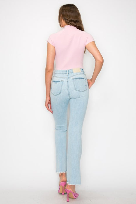 HIGH  RISE BOOT CUT JEANS