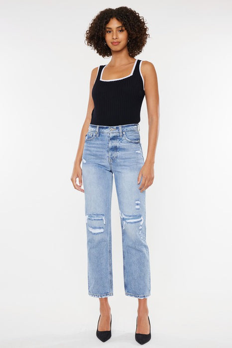 High Rise 90's Boyfriend Jeans