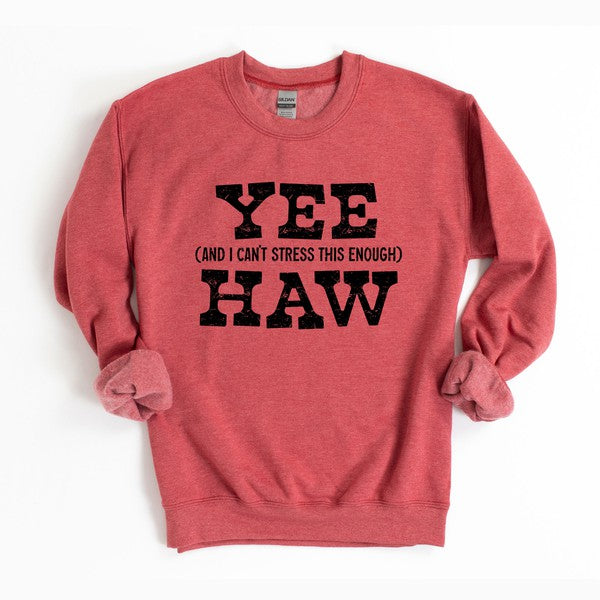 Yee Haw Stress Graphic Sweatshirt