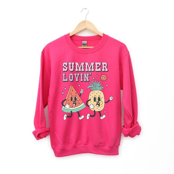 Summer Lovin' Fruit Graphic Sweatshirt