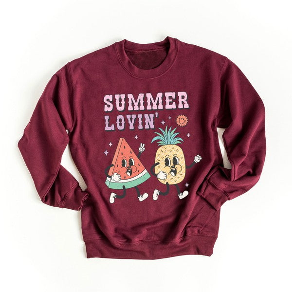 Summer Lovin' Fruit Graphic Sweatshirt