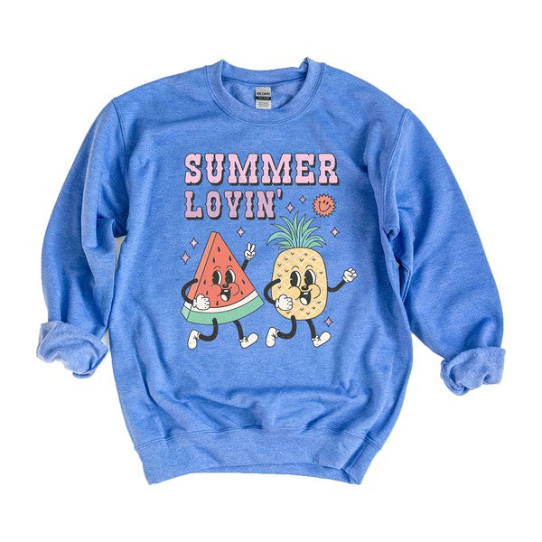 Summer Lovin' Fruit Graphic Sweatshirt