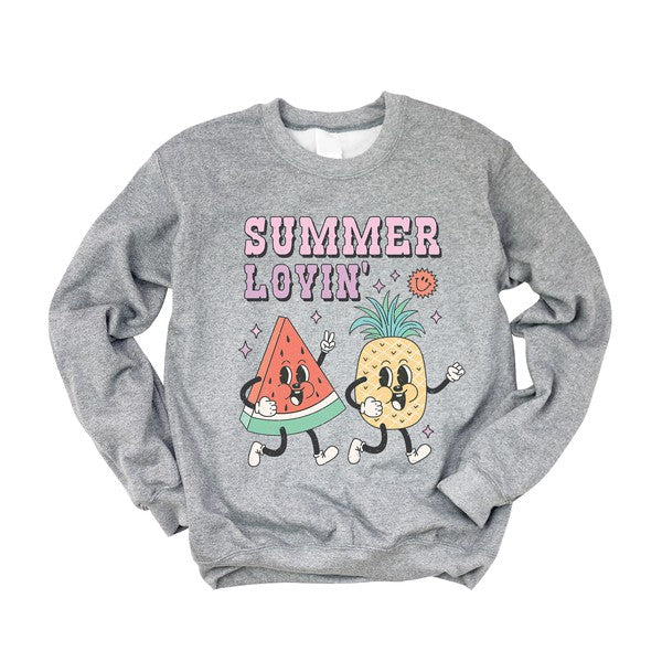 Summer Lovin' Fruit Graphic Sweatshirt