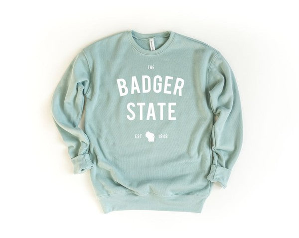 The Badger State Wisconsin Premium Sweatshirt