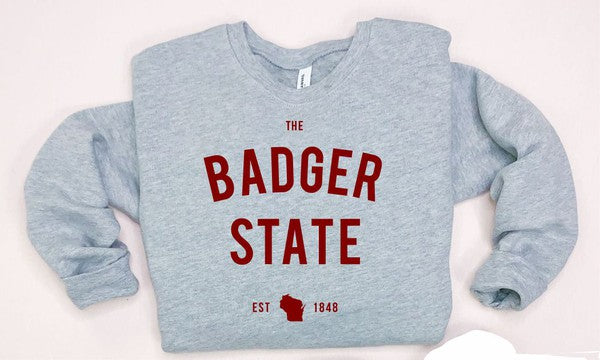 The Badger State Wisconsin Premium Sweatshirt