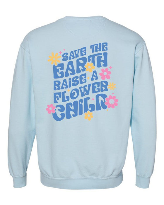 Save The Earth Comfort Color Sweatshirt
