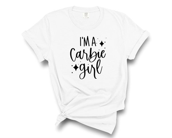 I'm a Carbie Girl Graphic Crew Neck Tee