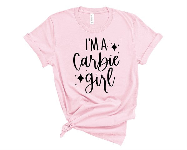 I'm a Carbie Girl Graphic Crew Neck Tee