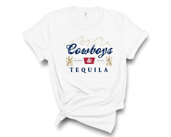 Tequila and Cowboys Graphic Tee