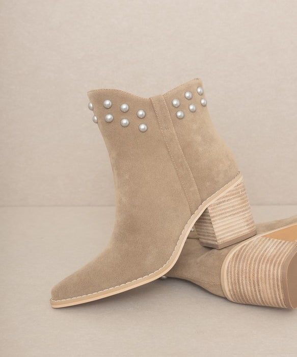 OASIS SOCIETY Alofi - Studded Collar Booties