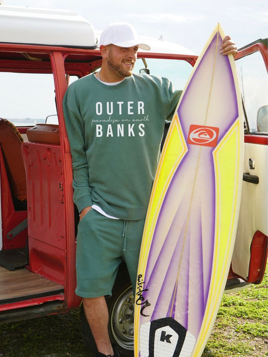 Outer Banks Pigment Dyed Crewneck Sweatshirt