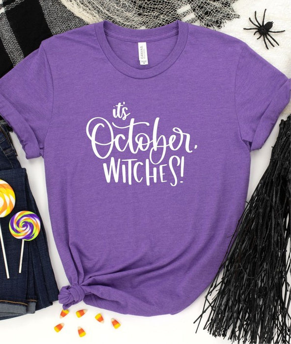 It's October Witches Crewneck Tee