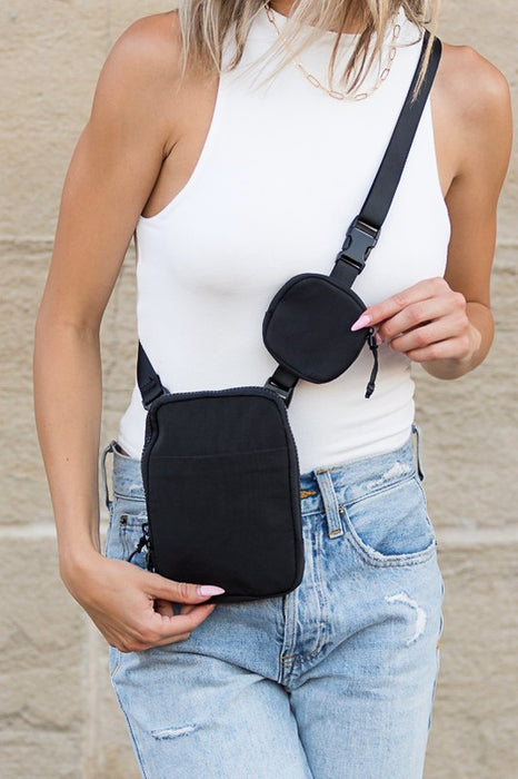 Eva Clippable/ Removable Coin Pouch Crossbody