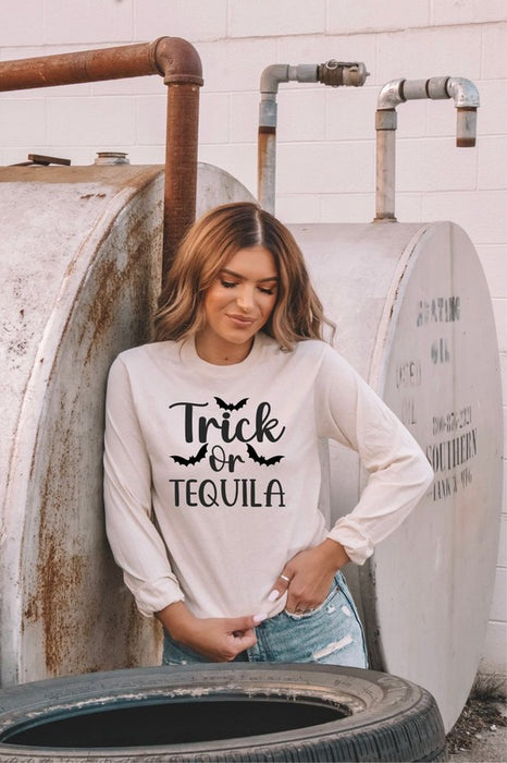 Trick or Tequila Long Sleeve Tee