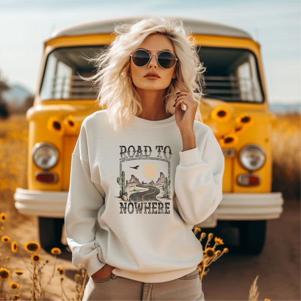 Road to Nowhere Crewneck Sweatshirt