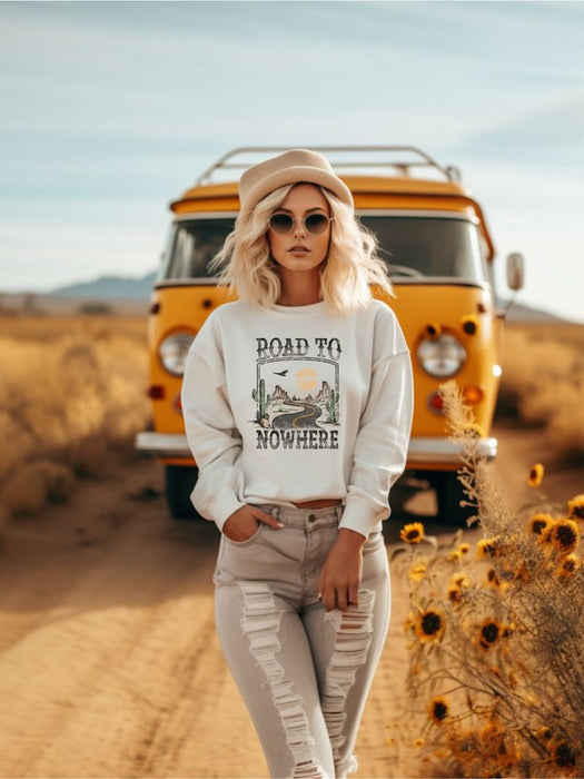 Road to Nowhere Crewneck Sweatshirt