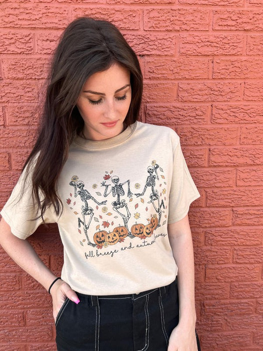 Fall Breeze and Autumn Leaves Tee