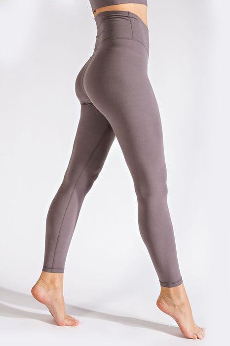 Plus V Waist Full Length Leggings