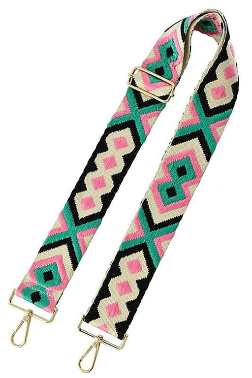 2 Inch Wide Aztec Tribal Pattern Guitar Strap - E2G World